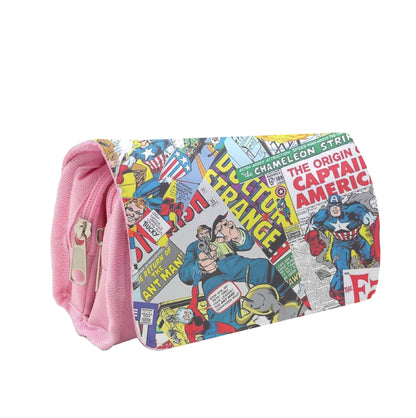 Superhero Comic Comics Pattern Pencil Case