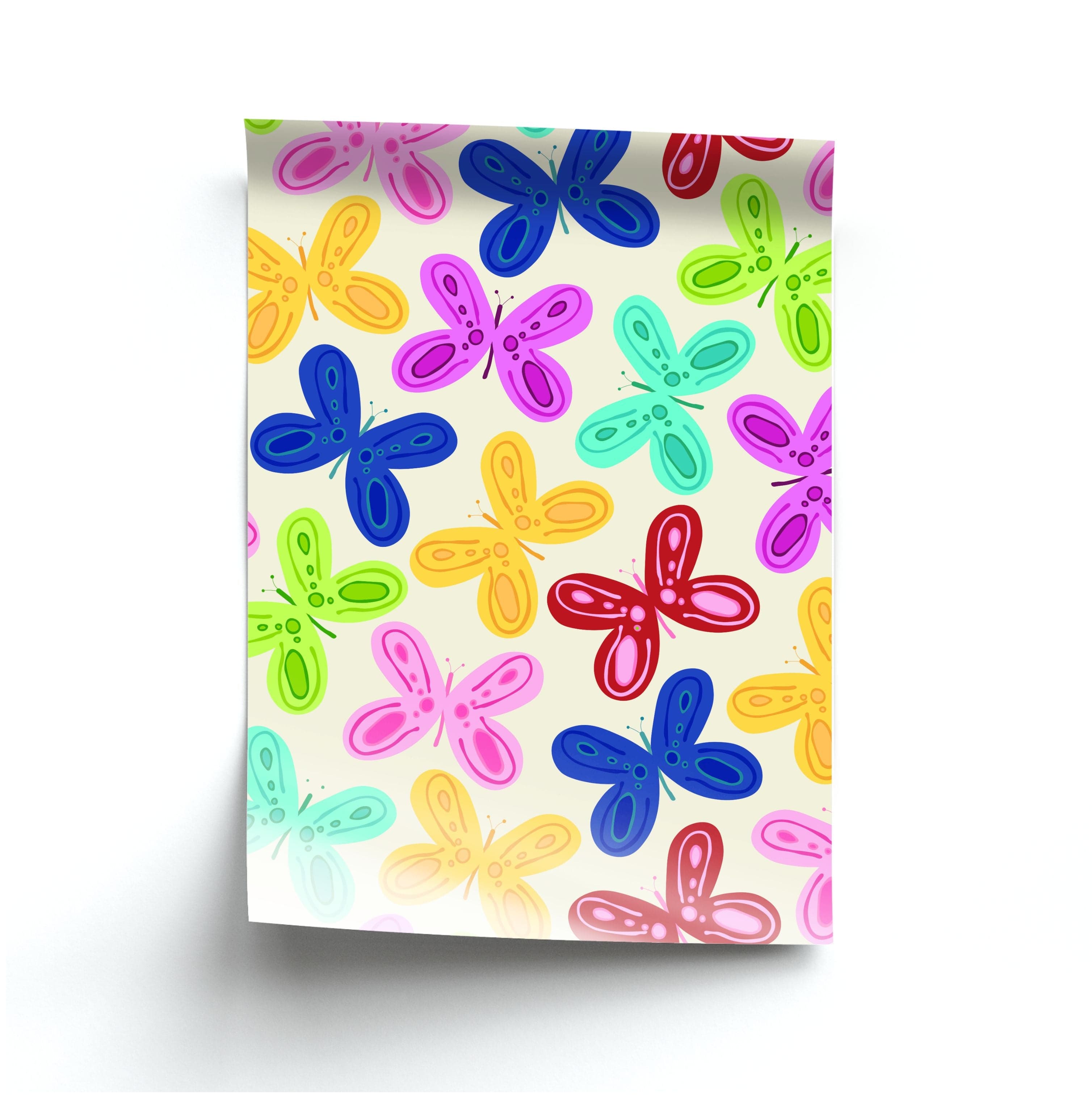 Butterflies - Spring Patterns Poster