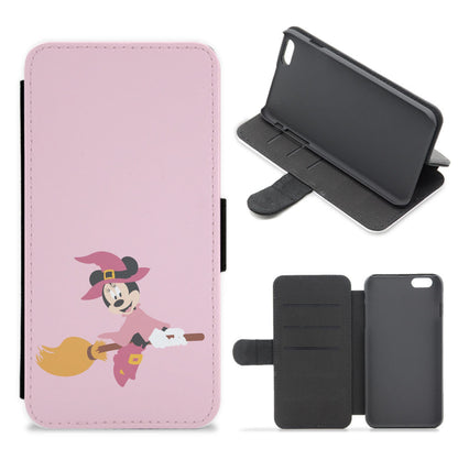 Witch Female Mouse Halloween Flip / Wallet Phone Case