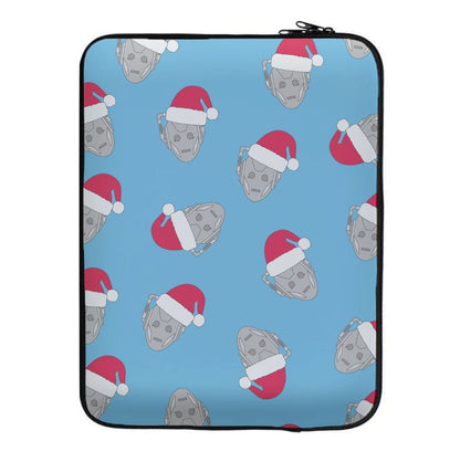 Cyberman Pattern - Doctor Who Laptop Sleeve