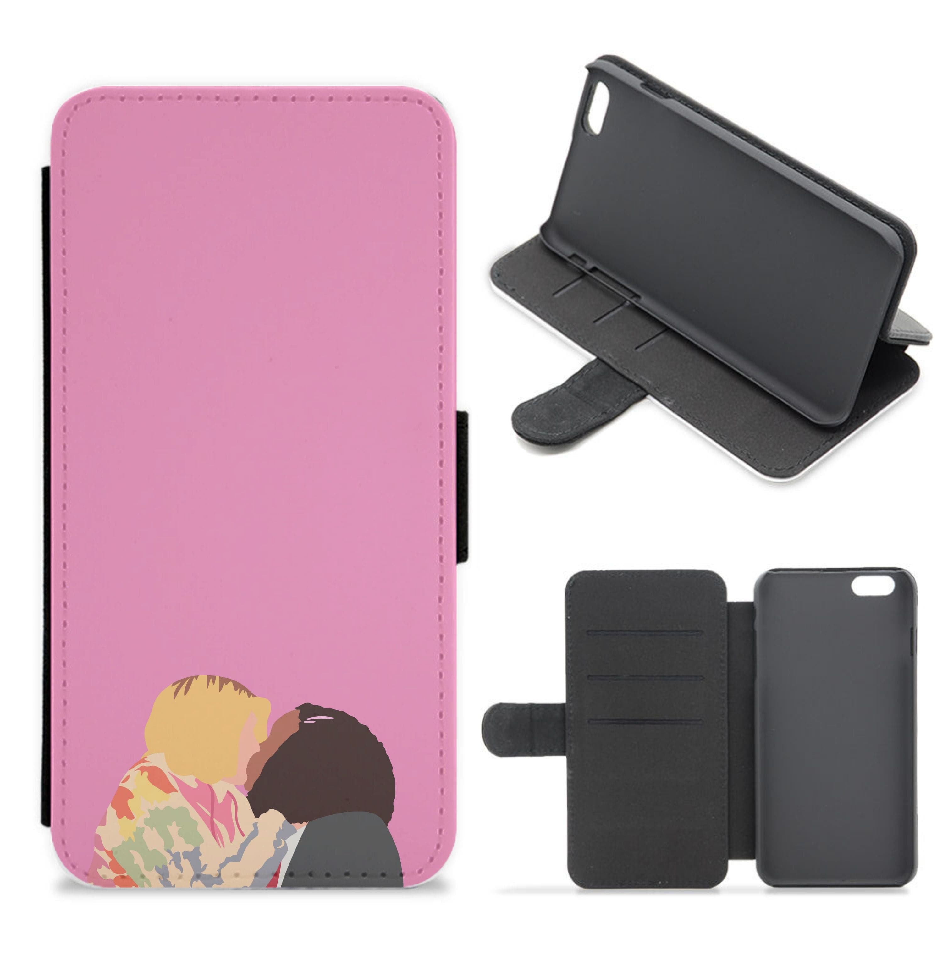 Tara And Darcy - Heart TV Flip / Wallet Phone Case