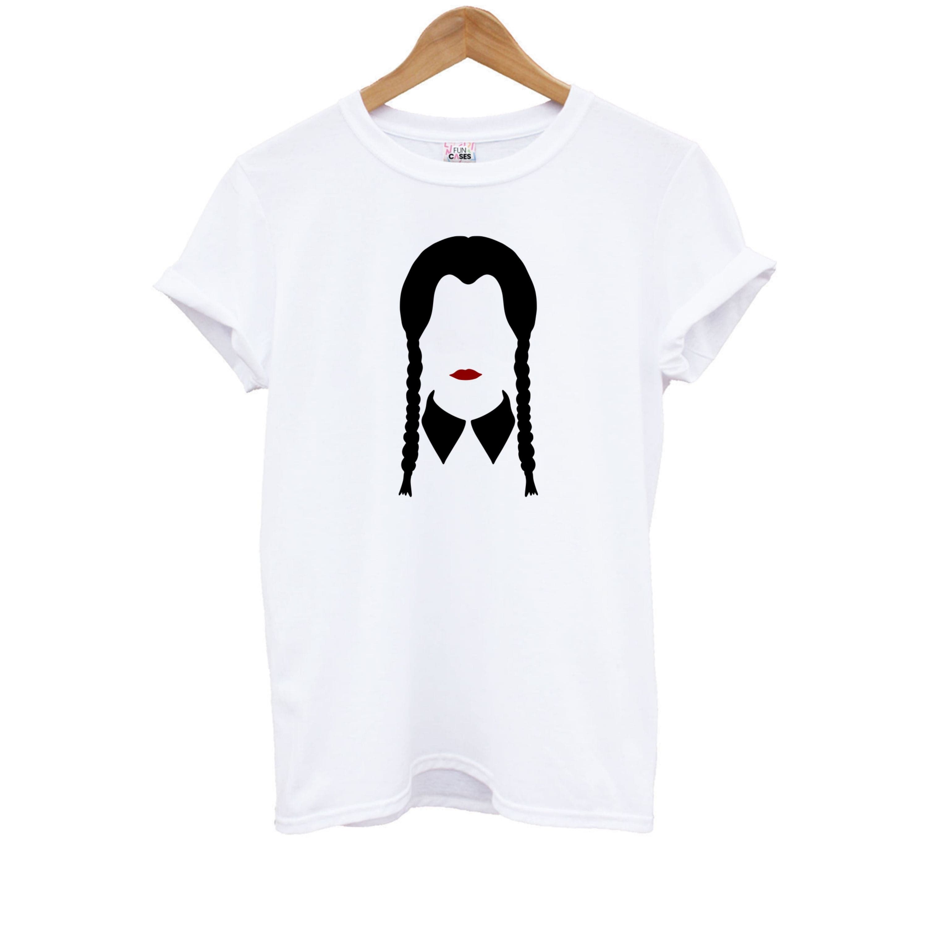 Faceless Wednesday - Halloween Kids T-Shirt