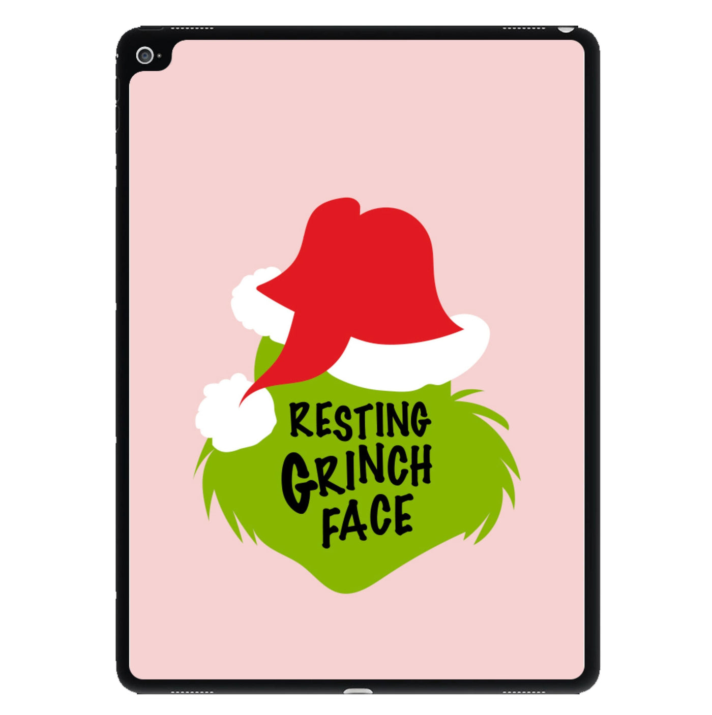 Resting Grinch Face iPad Case
