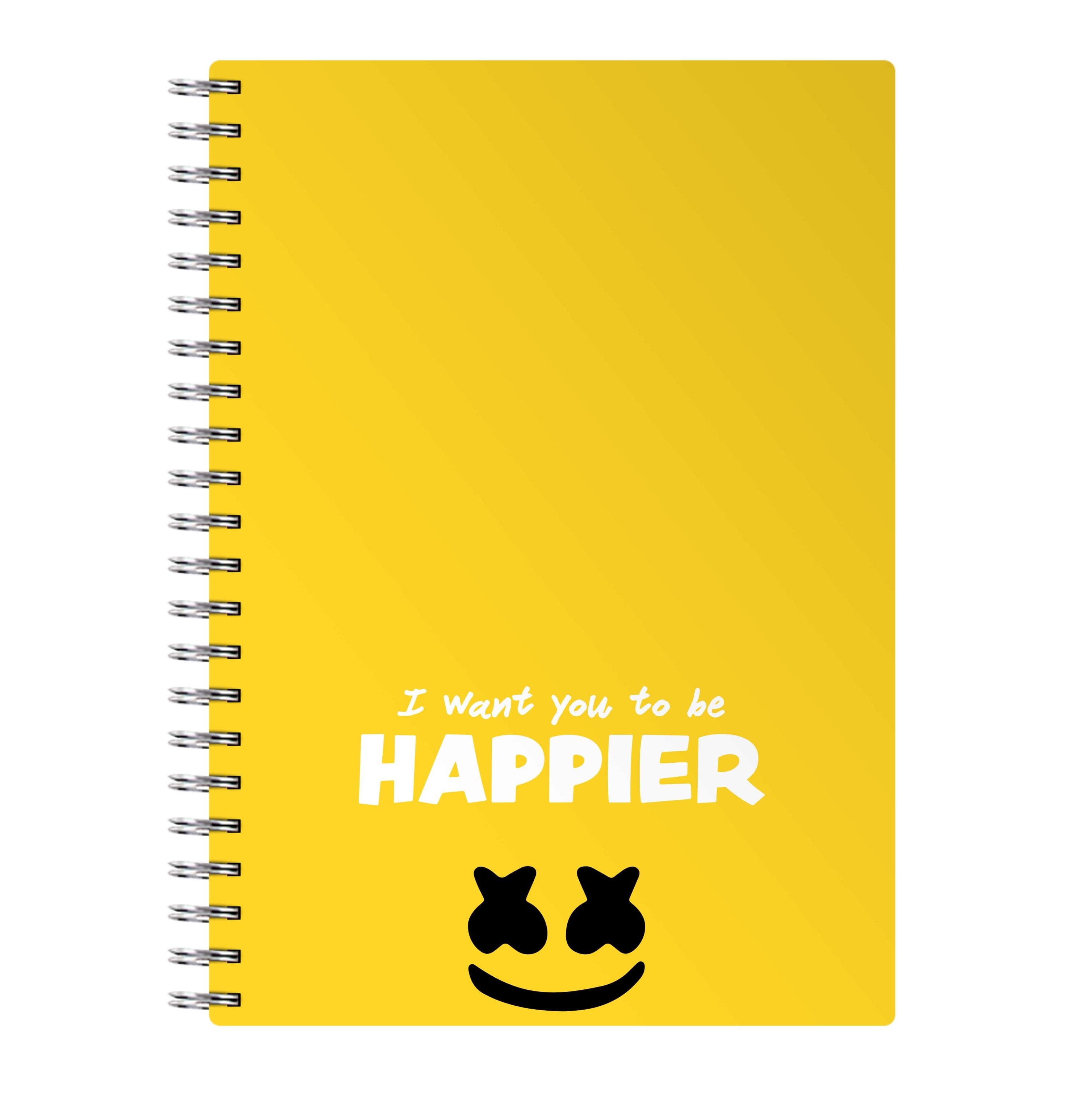 I Want You To Be Happier - White Helmet DJ Notebook