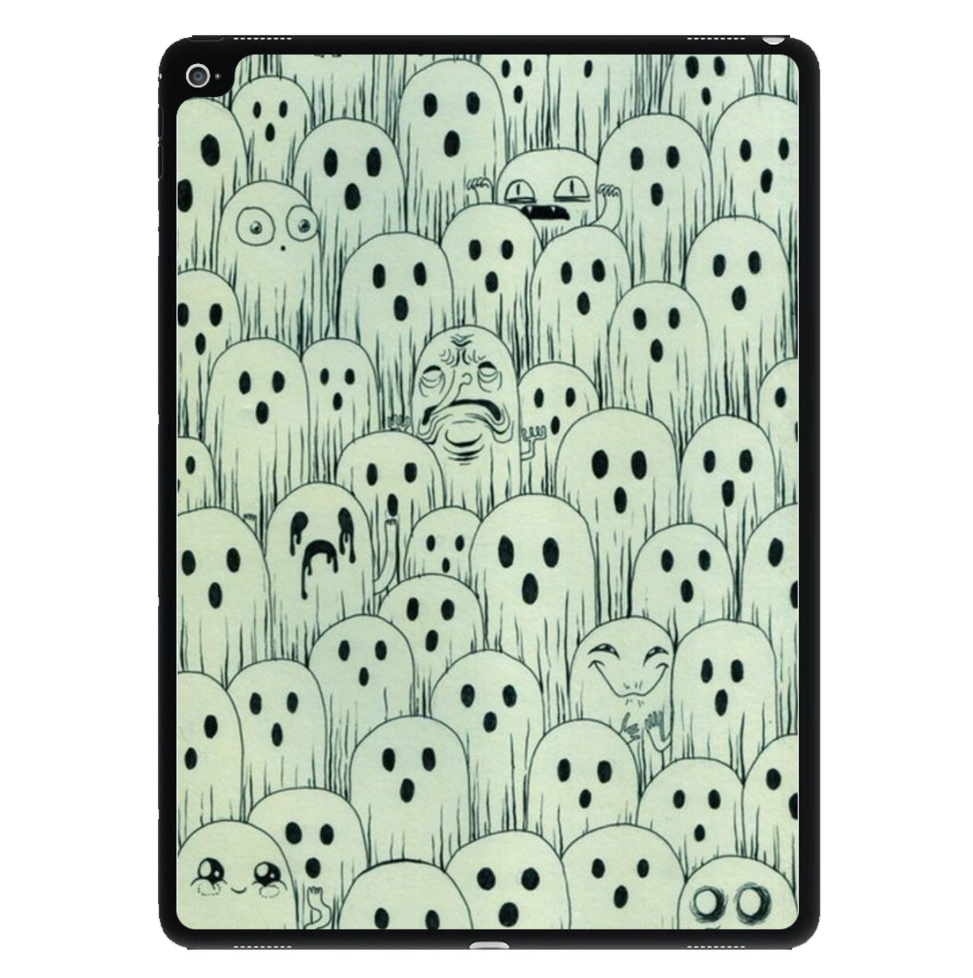 Droopy Ghost Pattern iPad Case