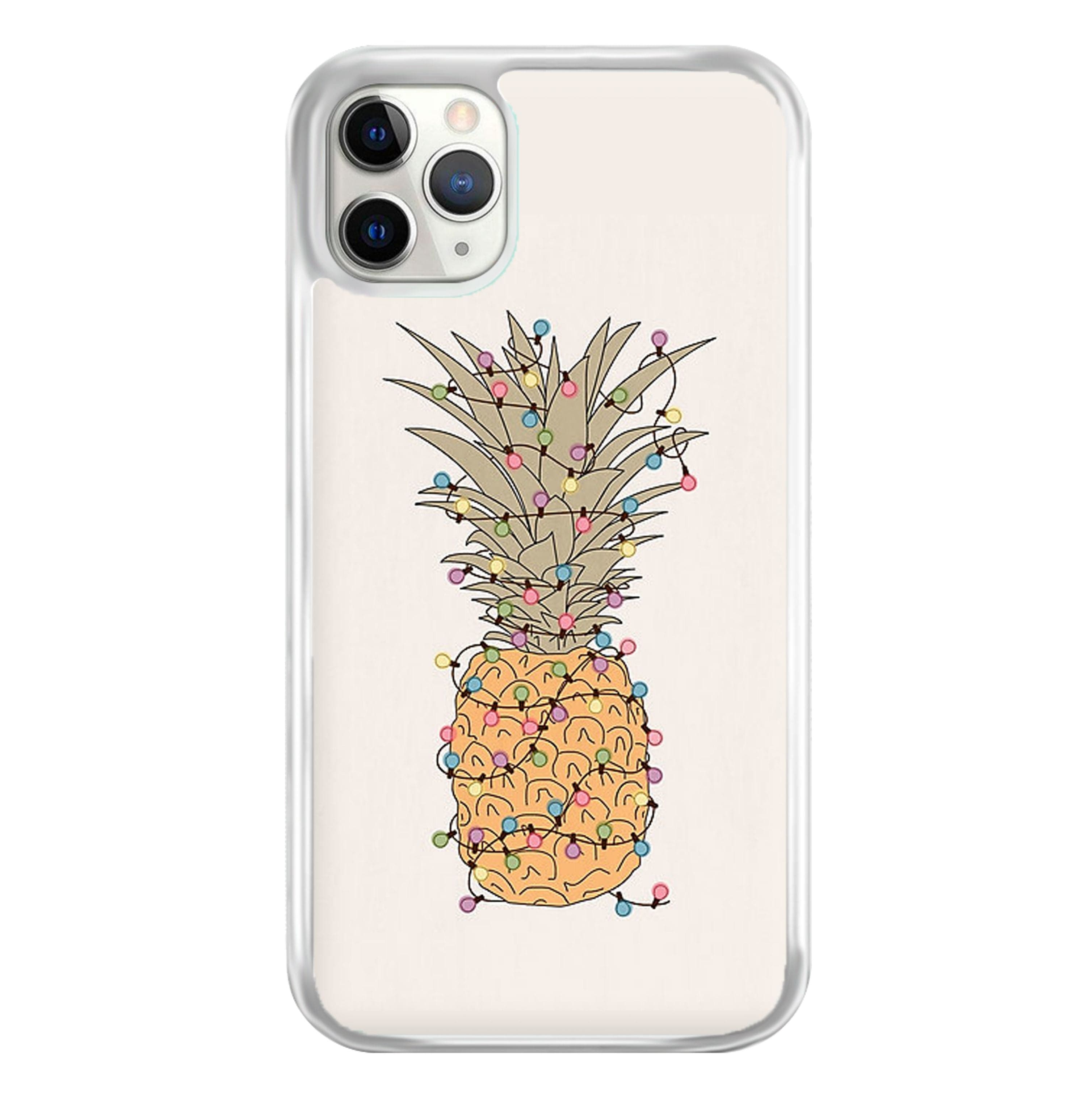 Pinapple Christmas Lights Phone Case