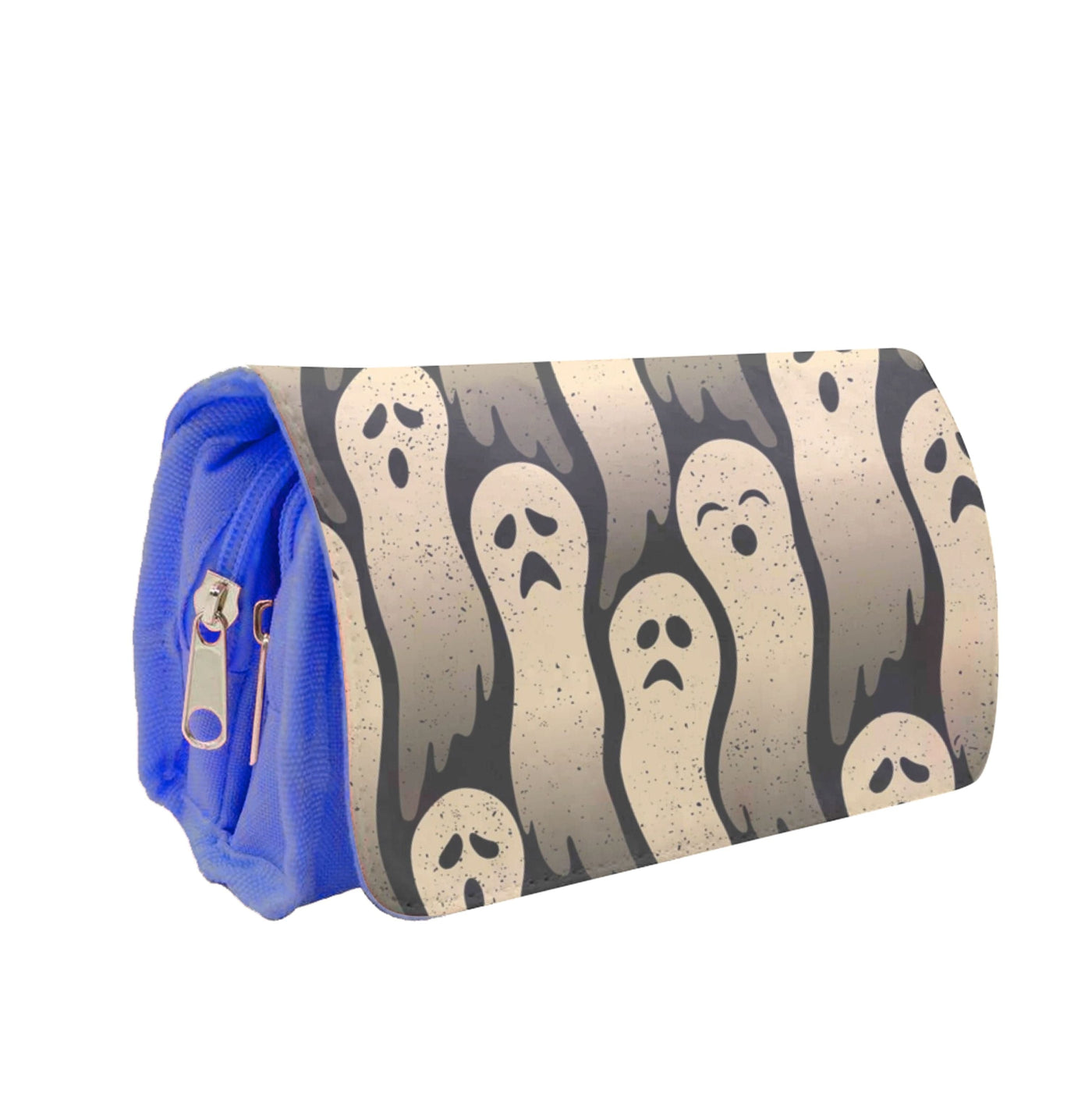 Vintage Wriggly Ghost Pattern Pencil Case