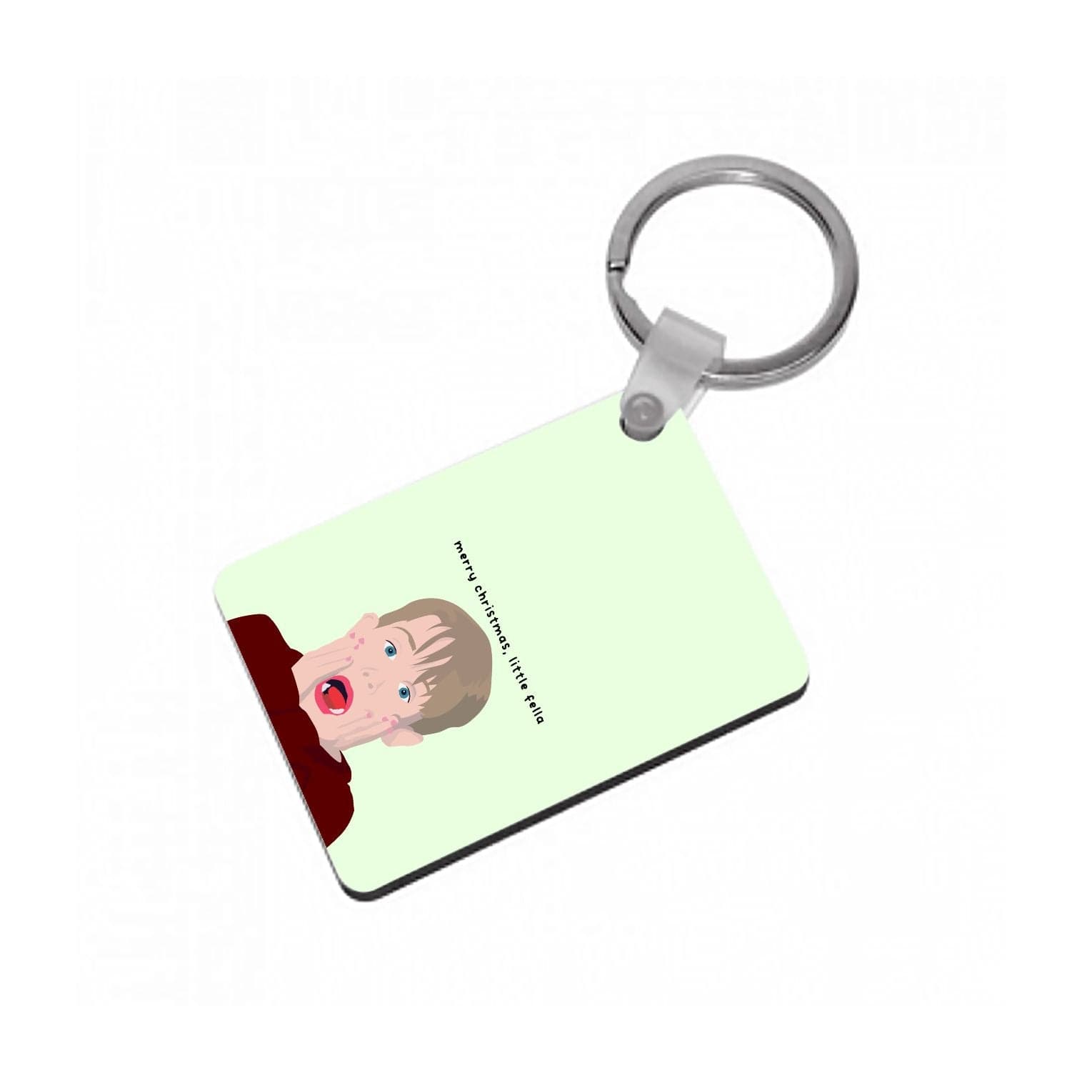 Little Fella Home Alone - Christmas Keyring