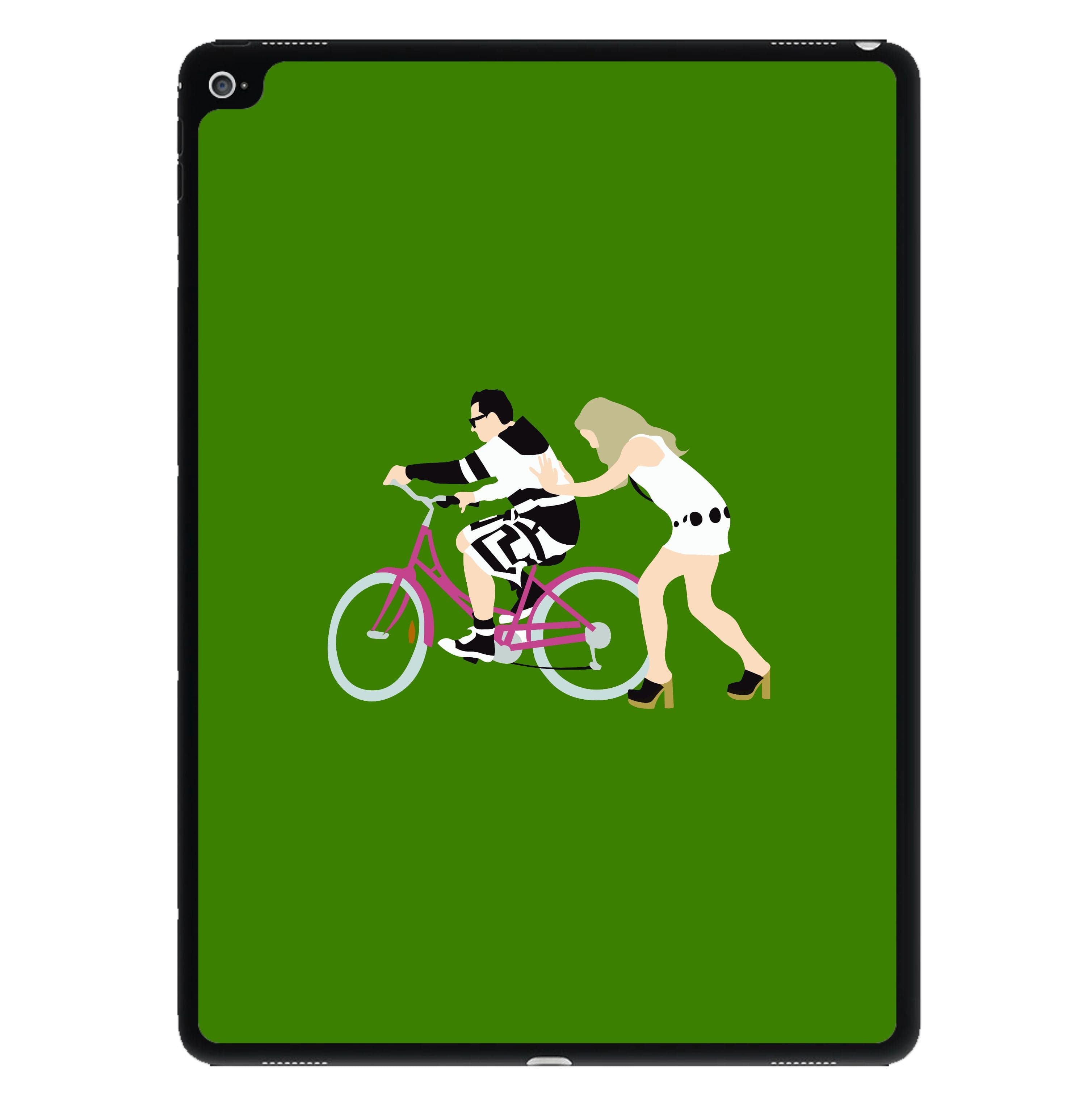 David Riding A Bike iPad Case