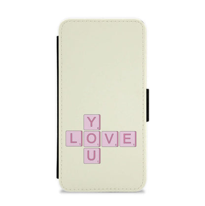 Love You - Valentine's Day Flip / Wallet Phone Case