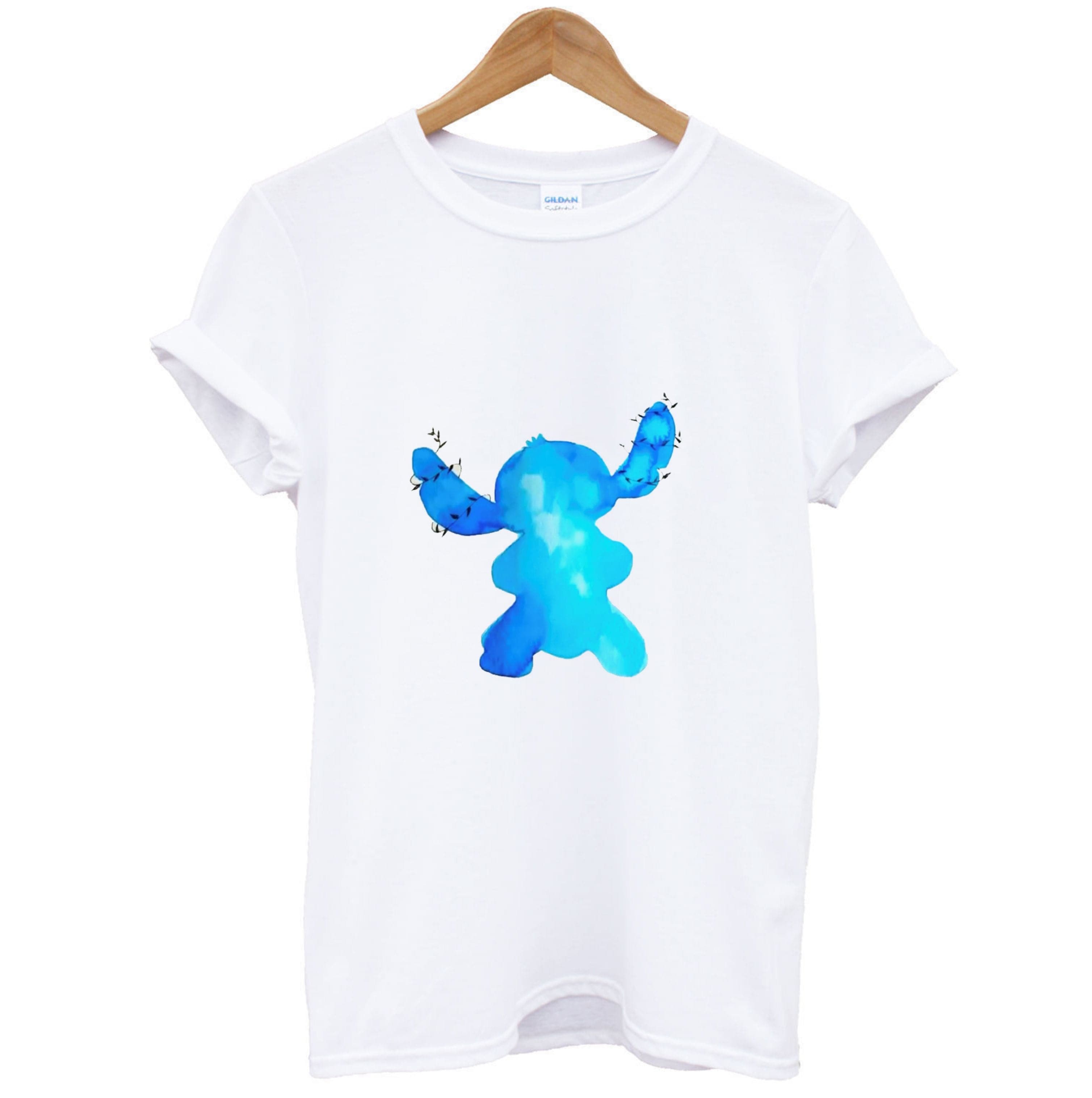 Watercolour Blue Alien Disney T-Shirt