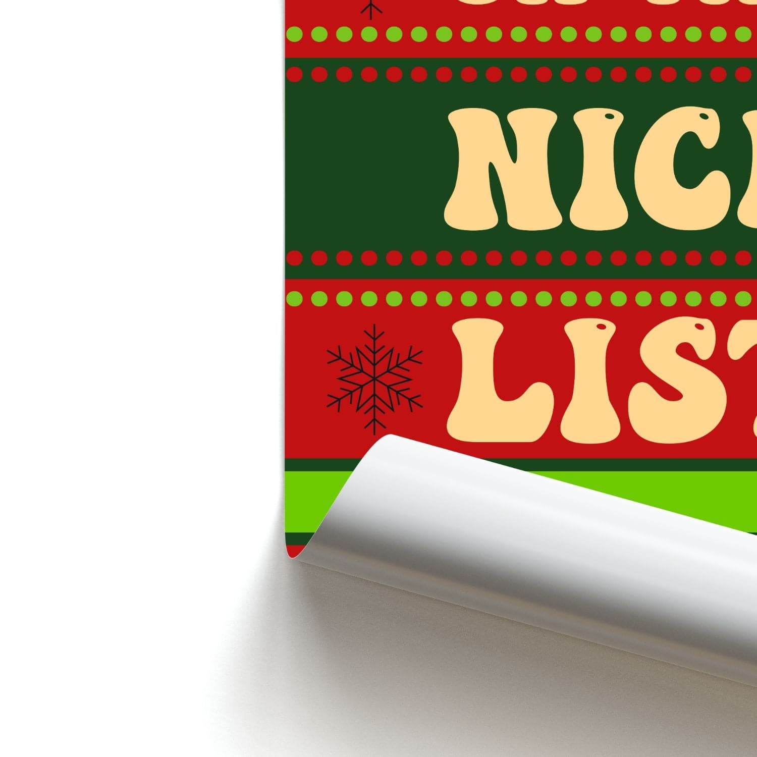 On The Nice List - Naughty Or Nice  Poster