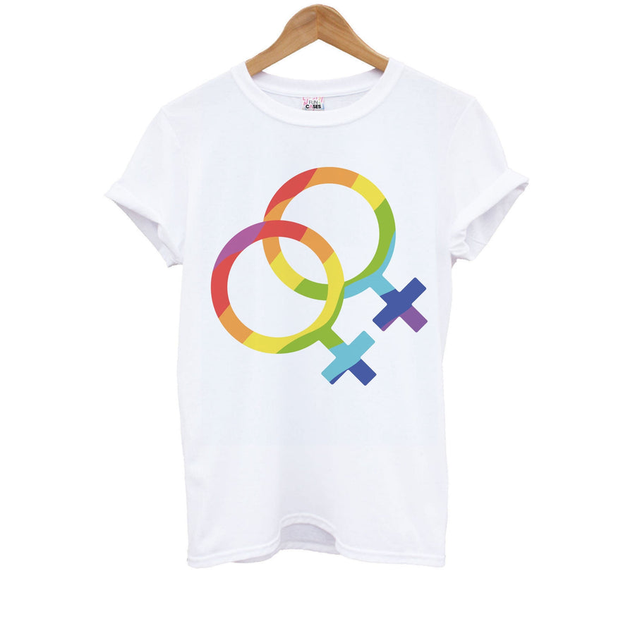 Gender Symbol Female - Pride Kids T-Shirt