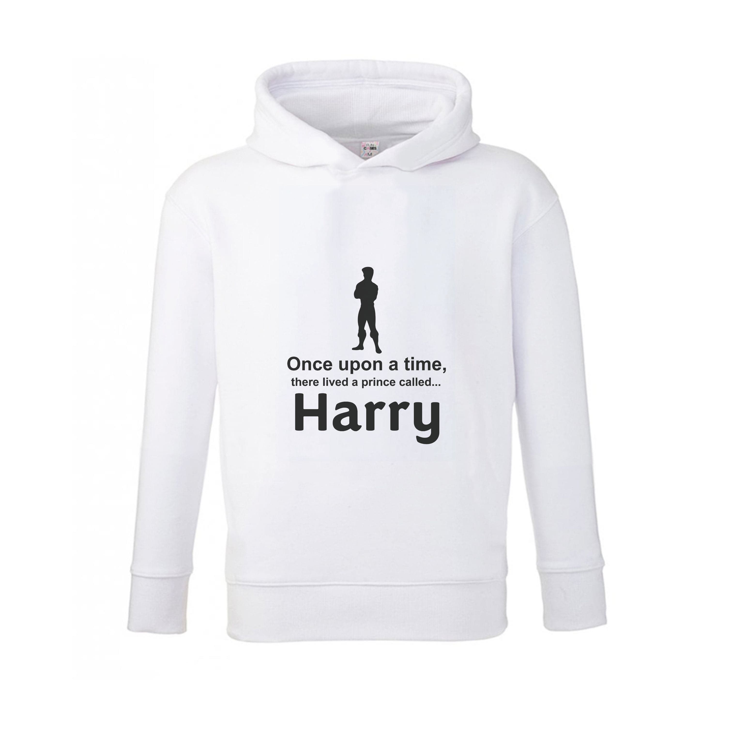 Once Upon A Time There Lived A Prince - Personalised Fairytale Kids Hoodie