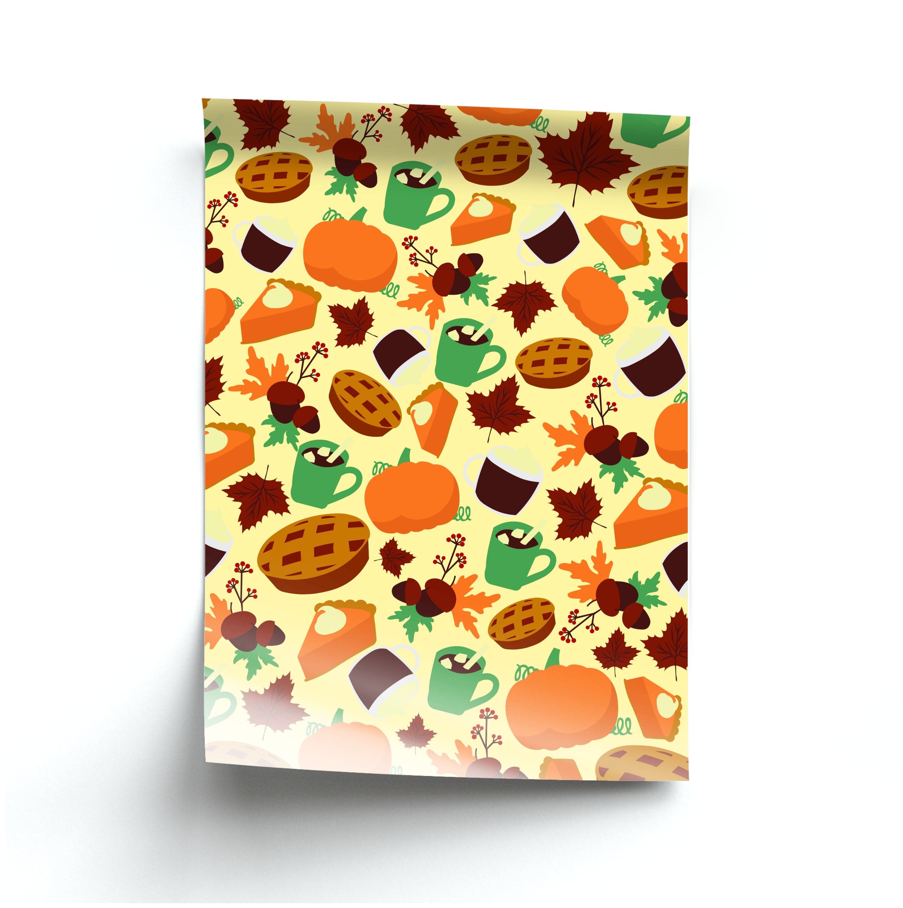 Fall Pattern Poster