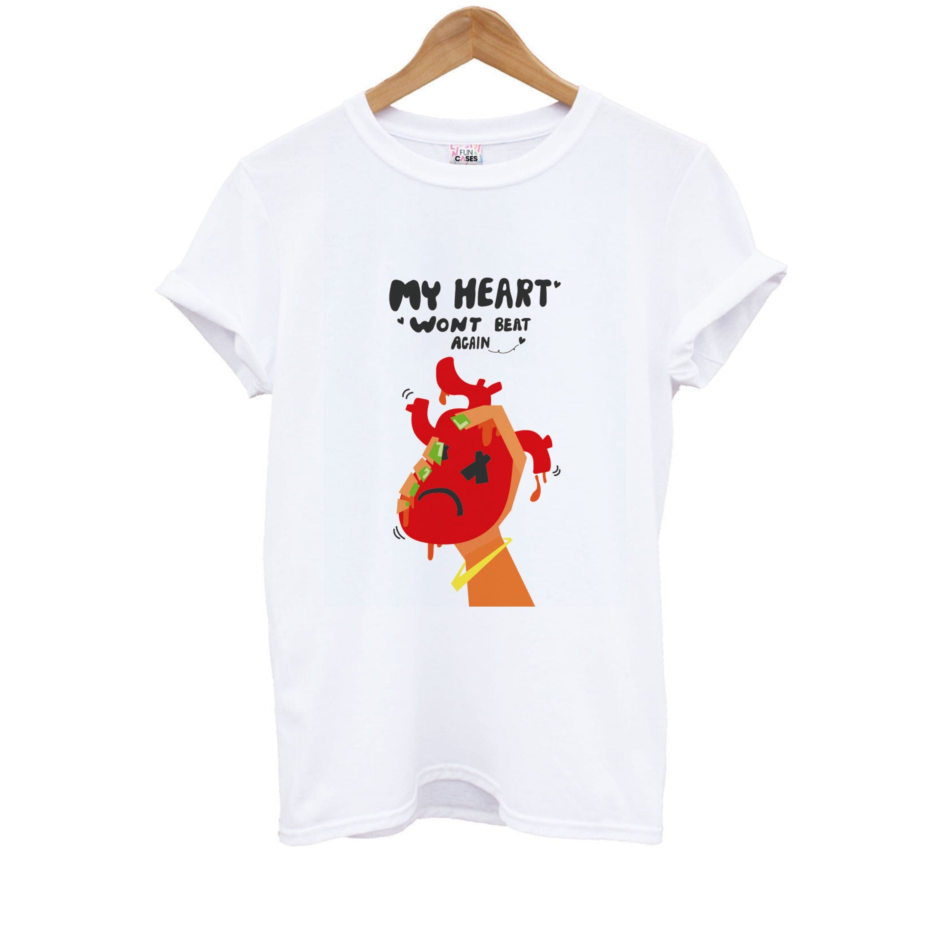 My heart wont beat again Kids T-Shirt