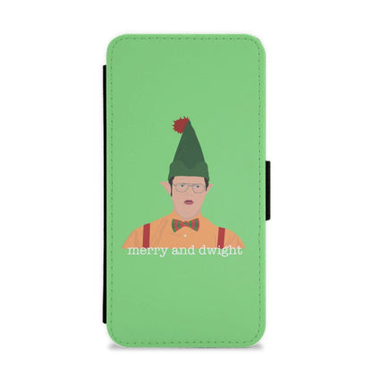 Merry And Dwight Flip / Wallet Phone Case