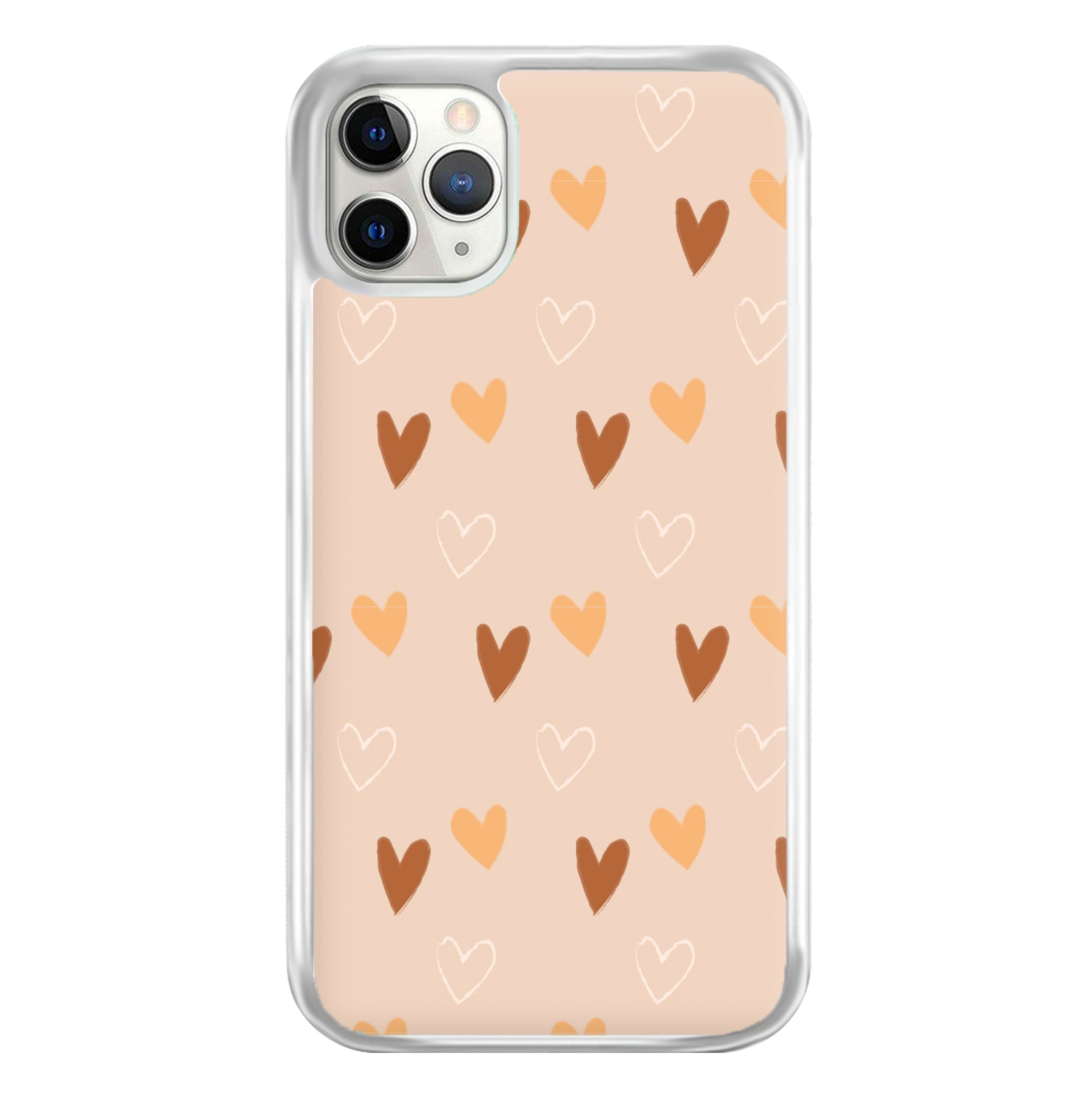 Cute Love Heart Pattern Phone Case