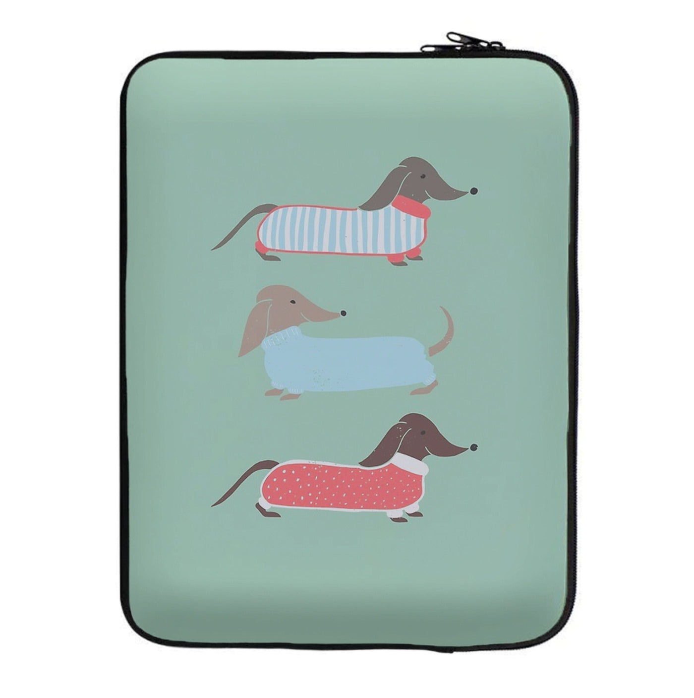 Sausage Dogs in Jumpers Laptop Sleeve