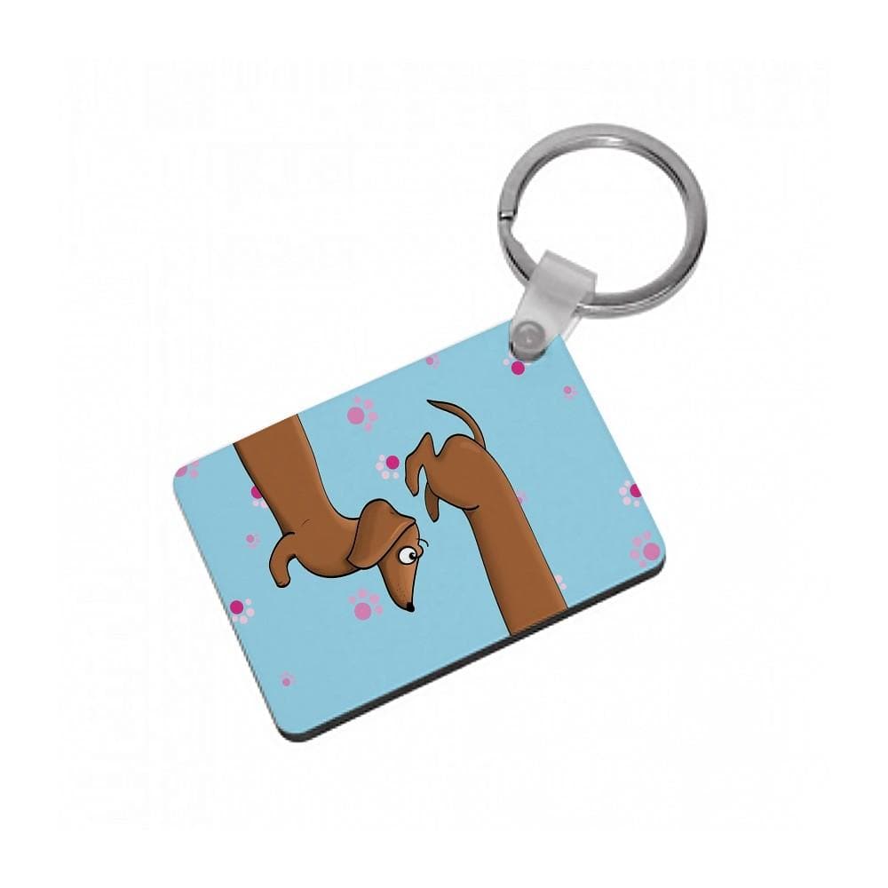 Dachshund 360 Keyring - Fun Cases