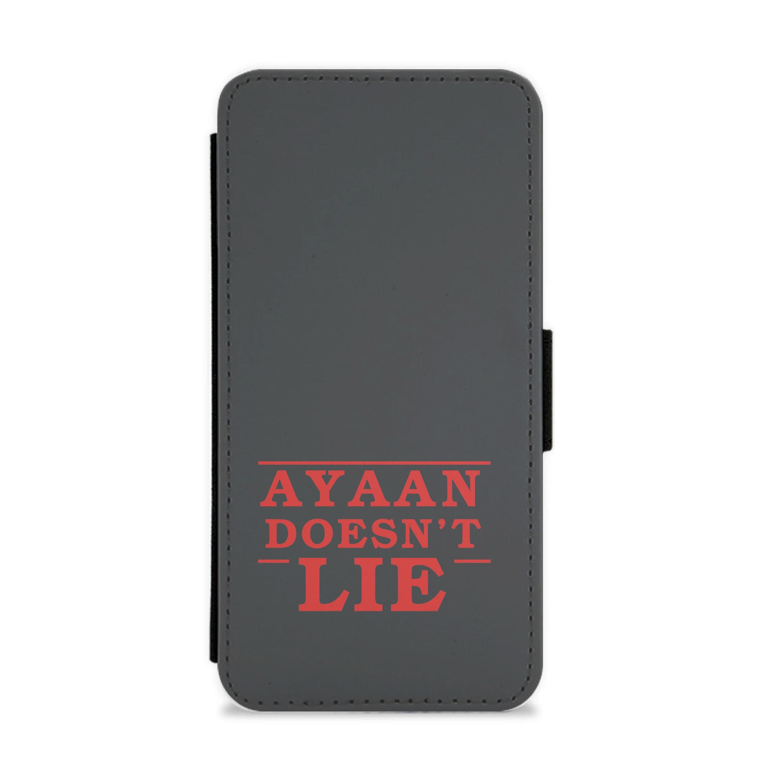 Doesn't Lie - Personalised Stranger Flip / Wallet Phone Case