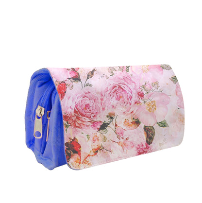 Pretty Pink Chic Floral Pattern Pencil Case