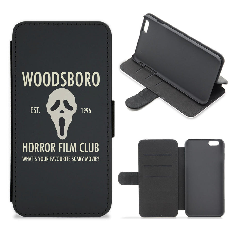 Woodsboro Horror Film Club - Scream Flip / Wallet Phone Case