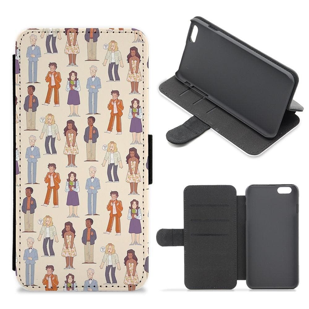 The Good Place Characters Flip Wallet Phone Case - Fun Cases