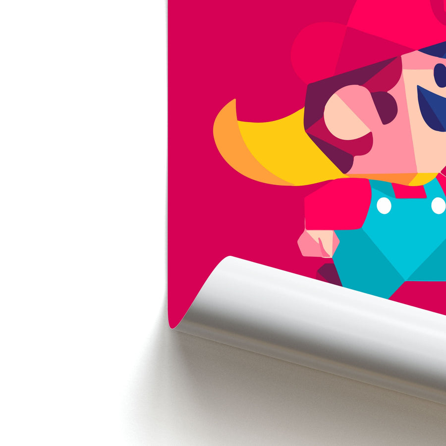 Running Mario - Mario Poster