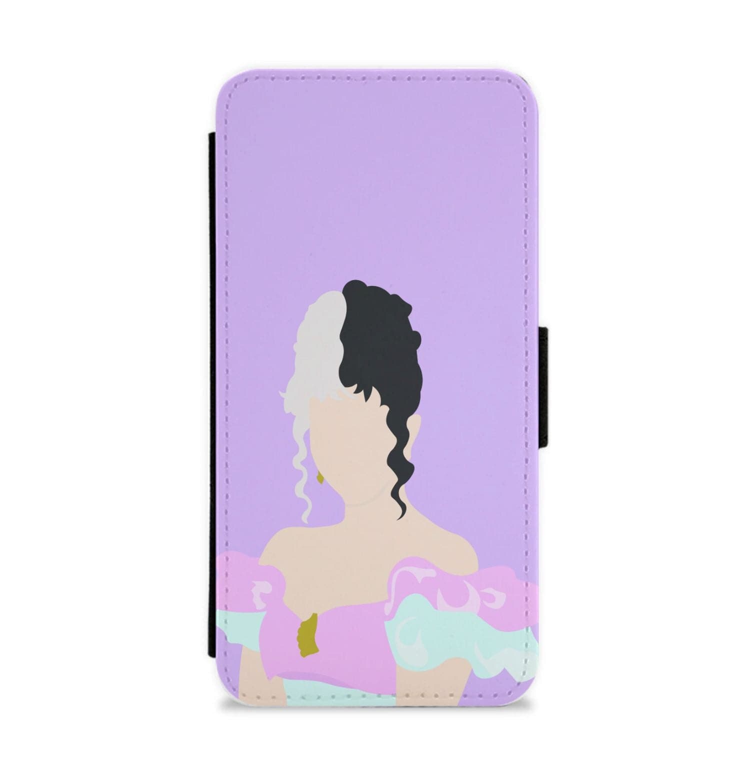 Blue And Pink Dress Flip / Wallet Phone Case