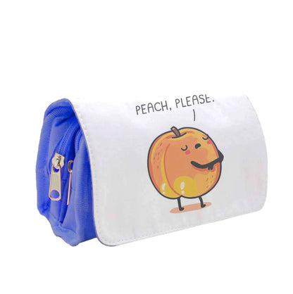 Peach, Please - Funny Pun Pencil Case