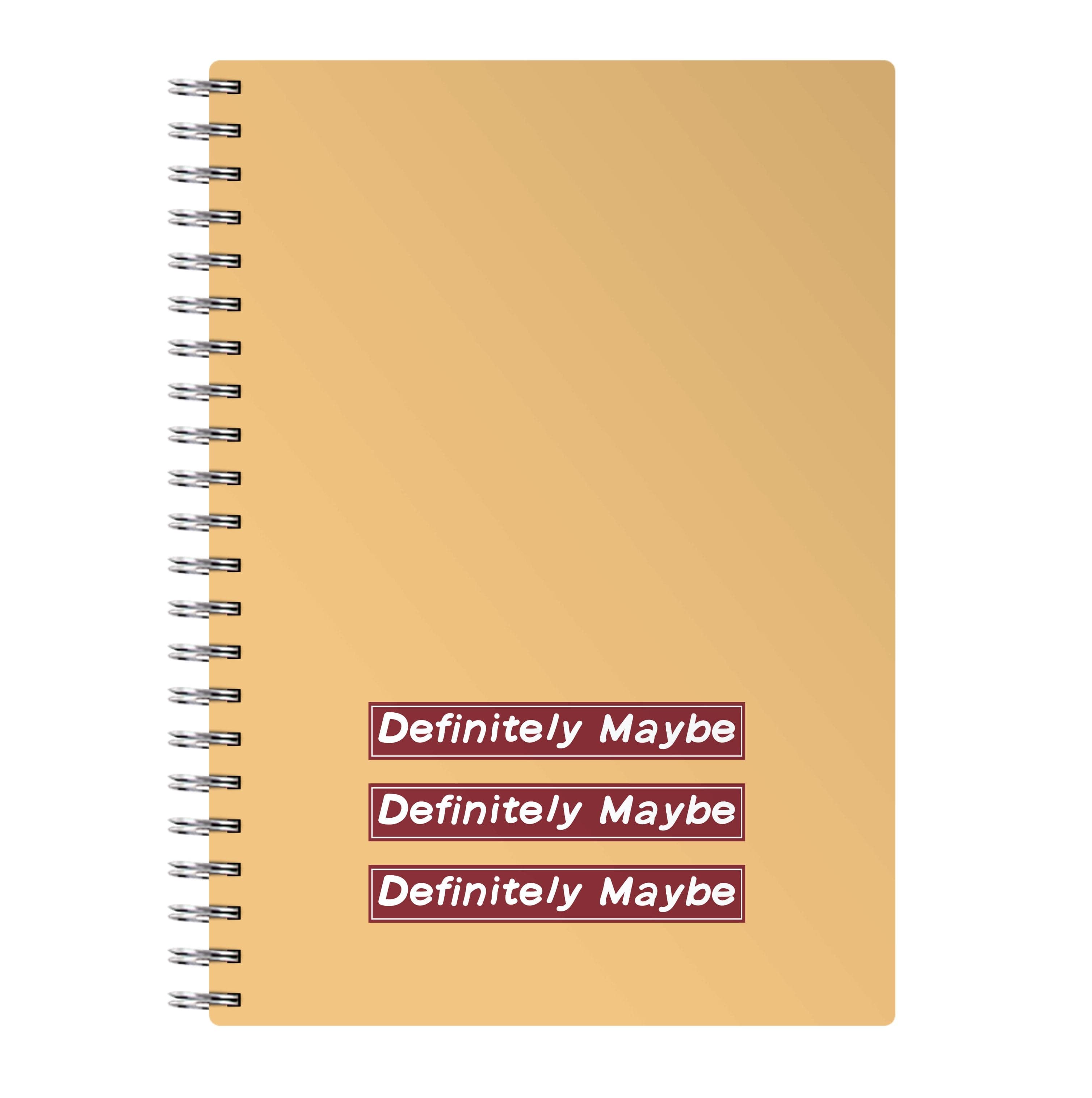 Definitely Maybe Notebook