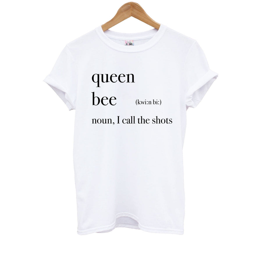 Queen Bee Definition - Beyonce Kids T-Shirt