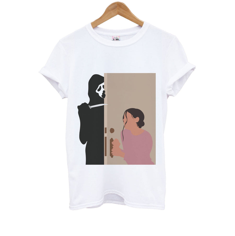 Tara And Ghostface - Scream Kids T-Shirt