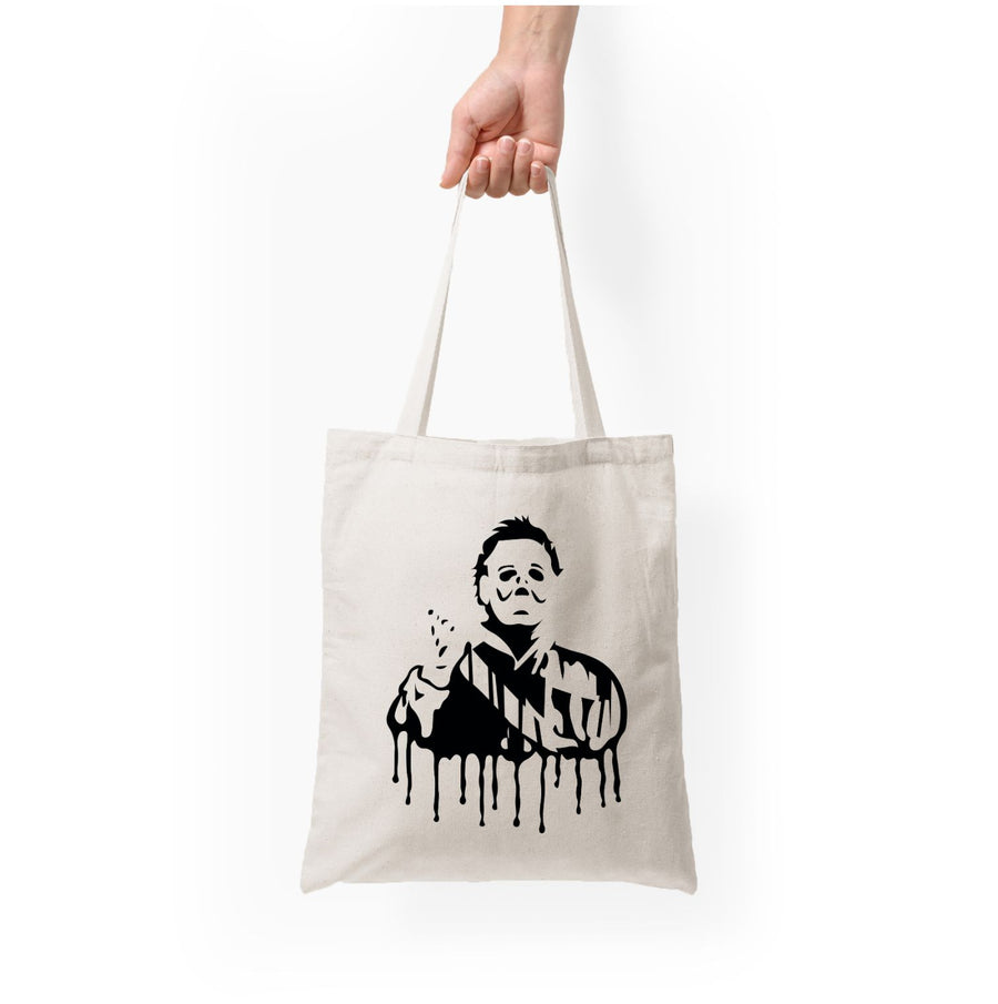 Black & White - Michael Myers Tote Bag