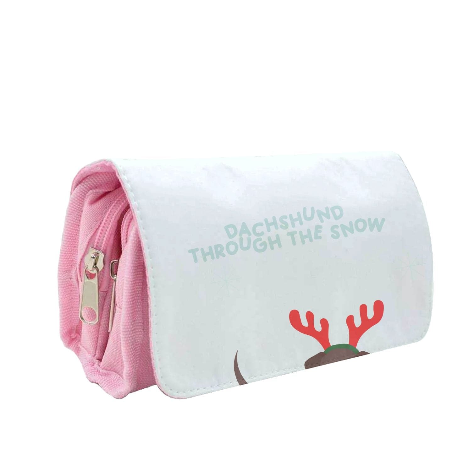 Dachshund Through The Snow - Christmas Pencil Case