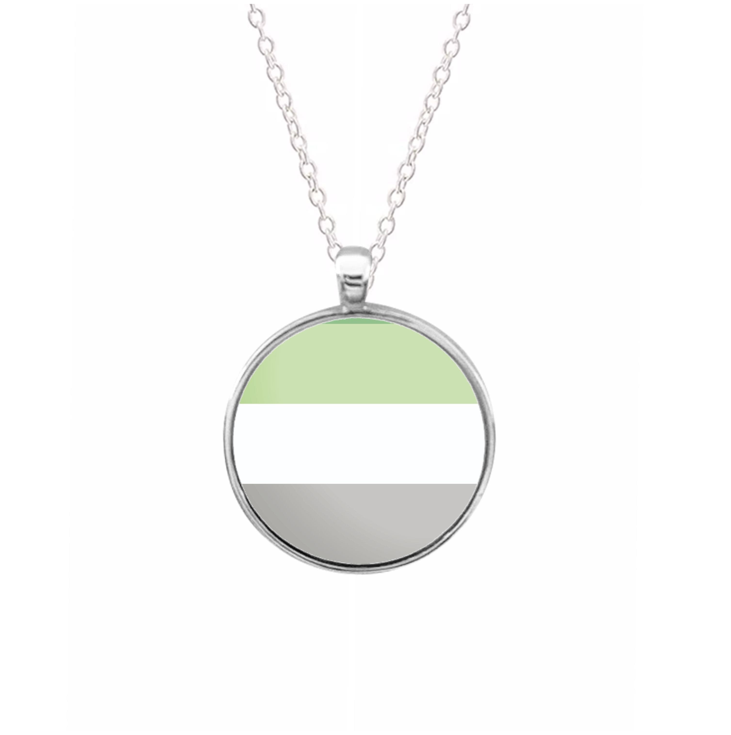 Aromantic Flag - Pride Necklace