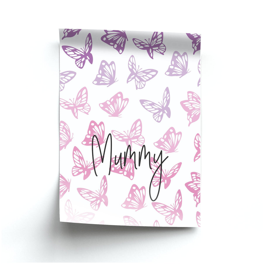 Mummy Butterflies - Mother's Day Poster