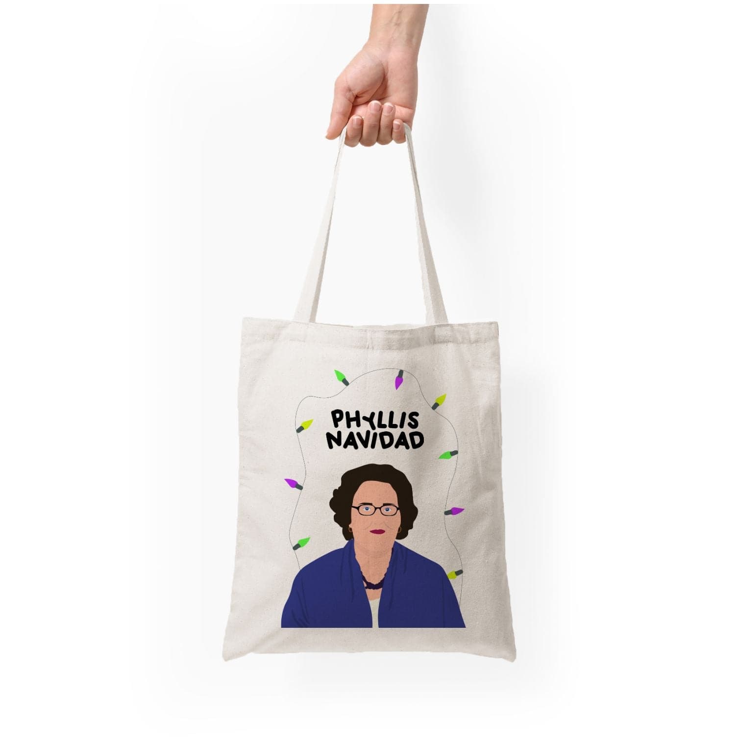 Phyllis Navidad Tote Bag