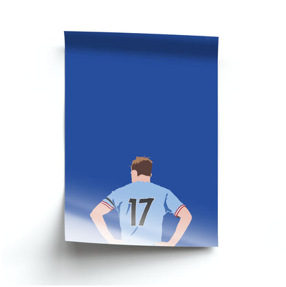 De Bruyne - Football Poster