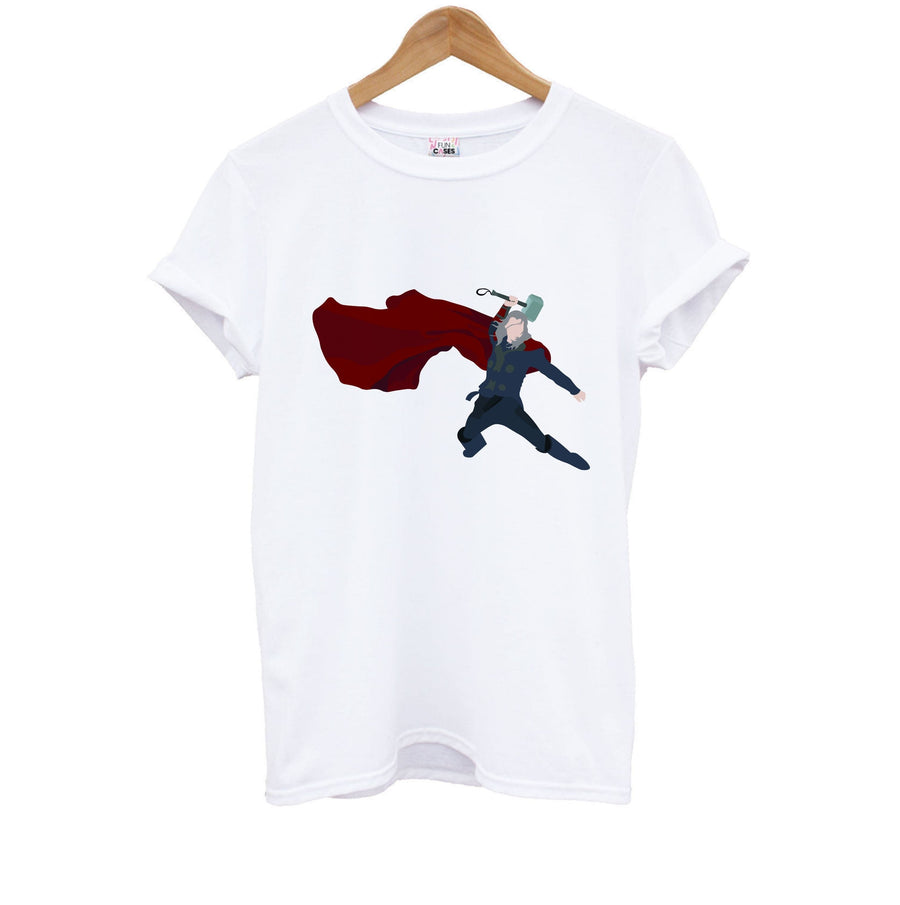 Cape Flowing - Thor Kids T-Shirt