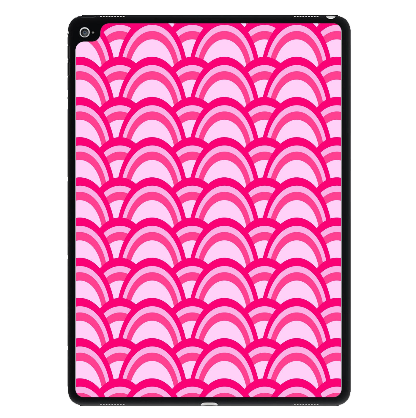 Purple Pink Abstract Pattern iPad Case