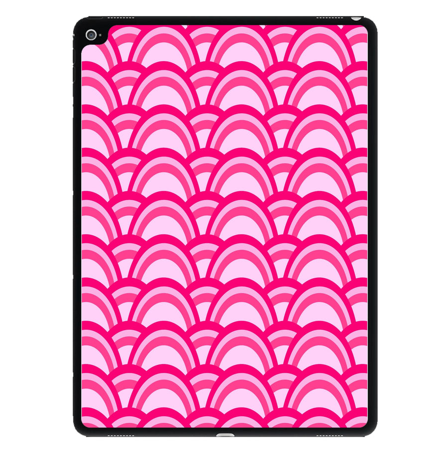 Purple Pink Abstract Pattern iPad Case