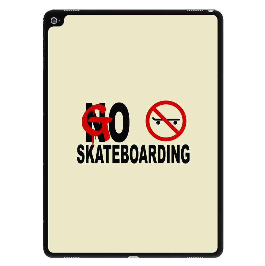Go Skateboarding - Skate Aesthetic  iPad Case