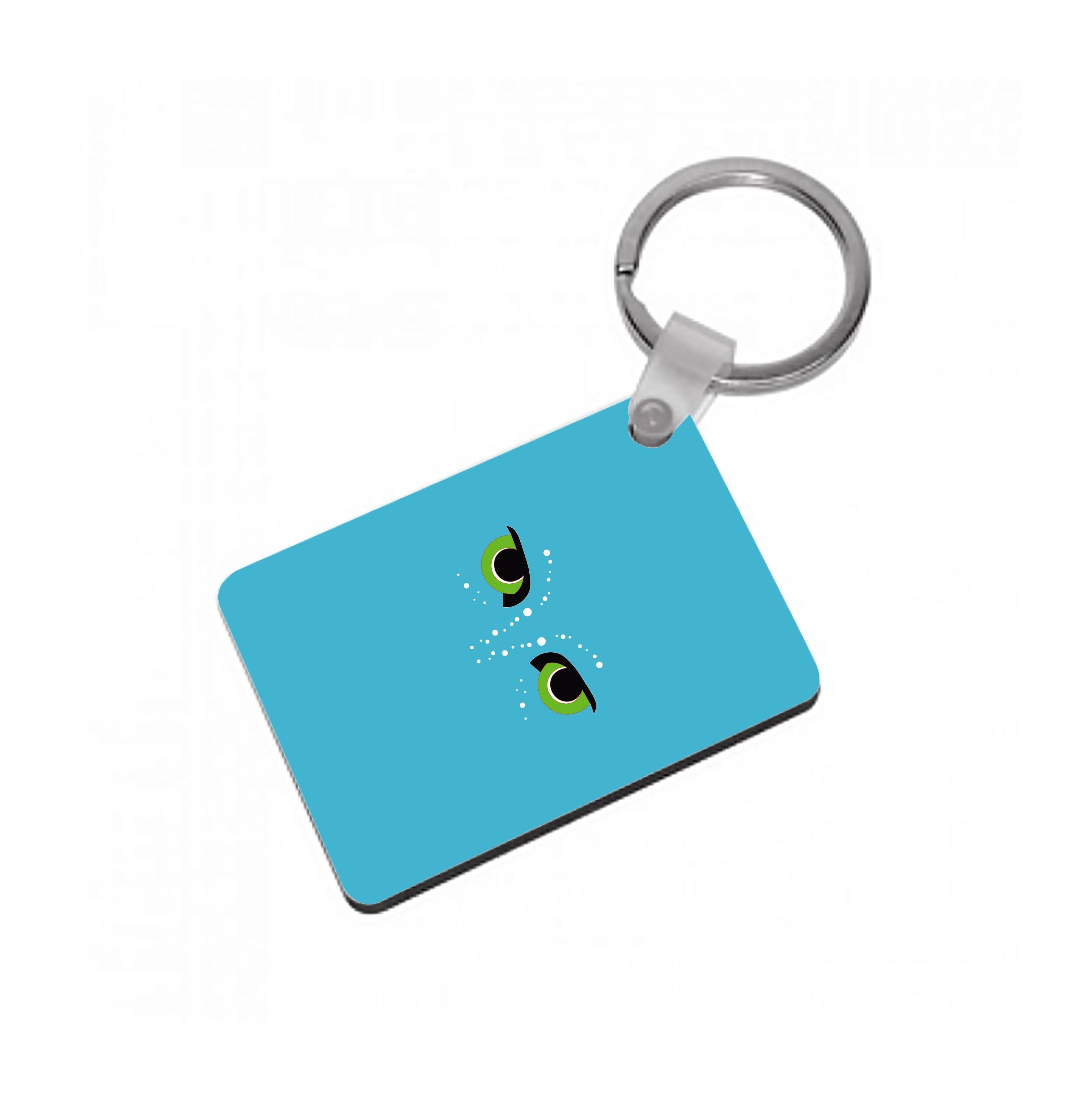 Alien World Eyes Keyring