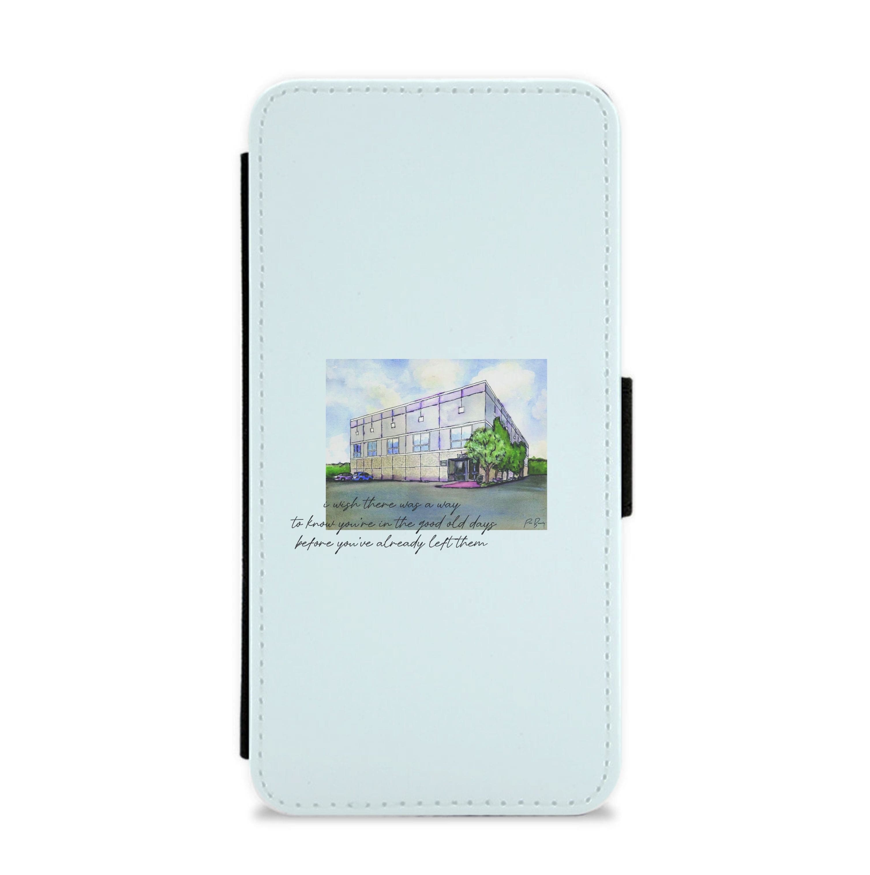 Dunder Building Flip / Wallet Phone Case