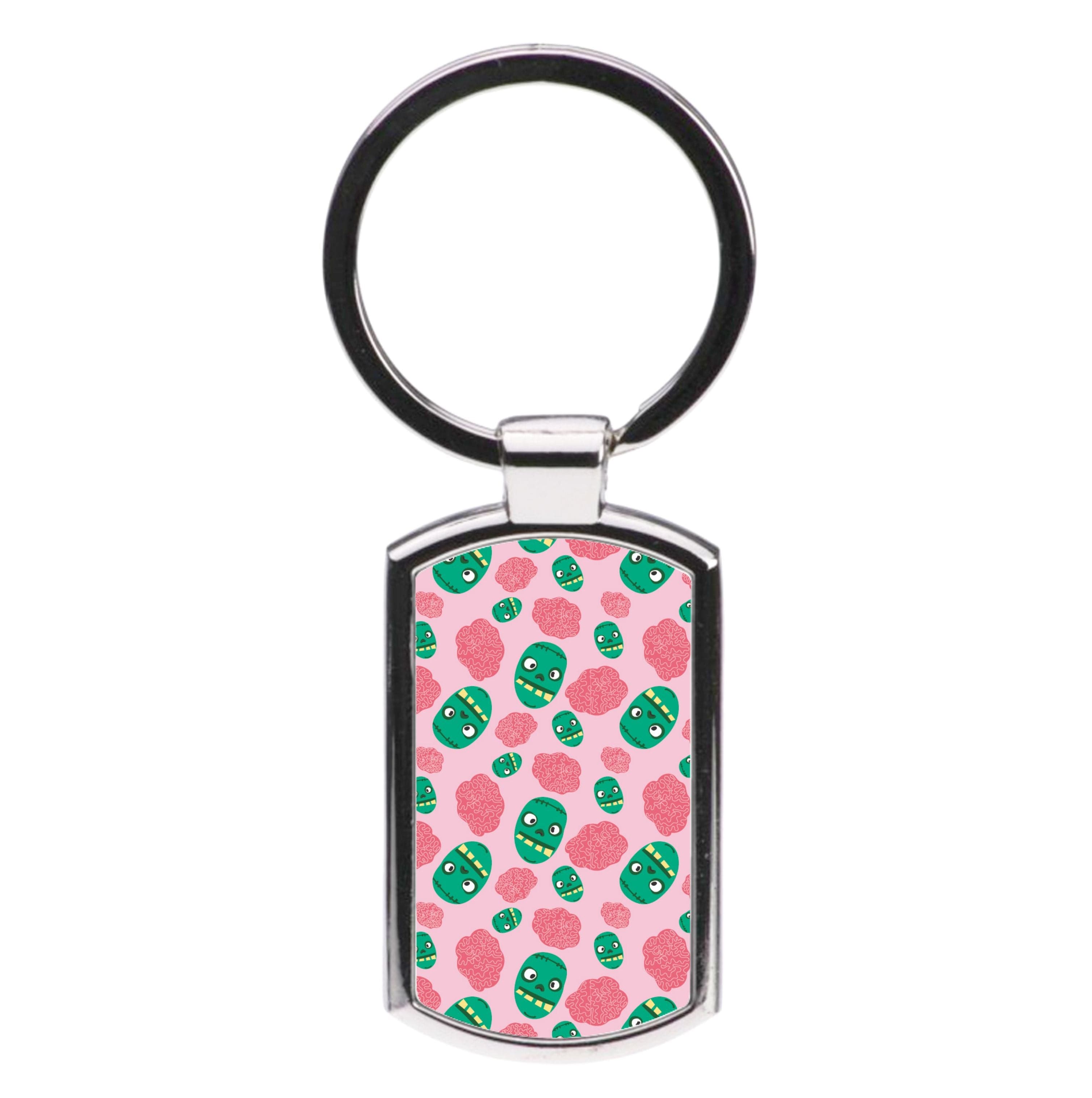 Frankenstein And Brains - Halloween Luxury Keyring