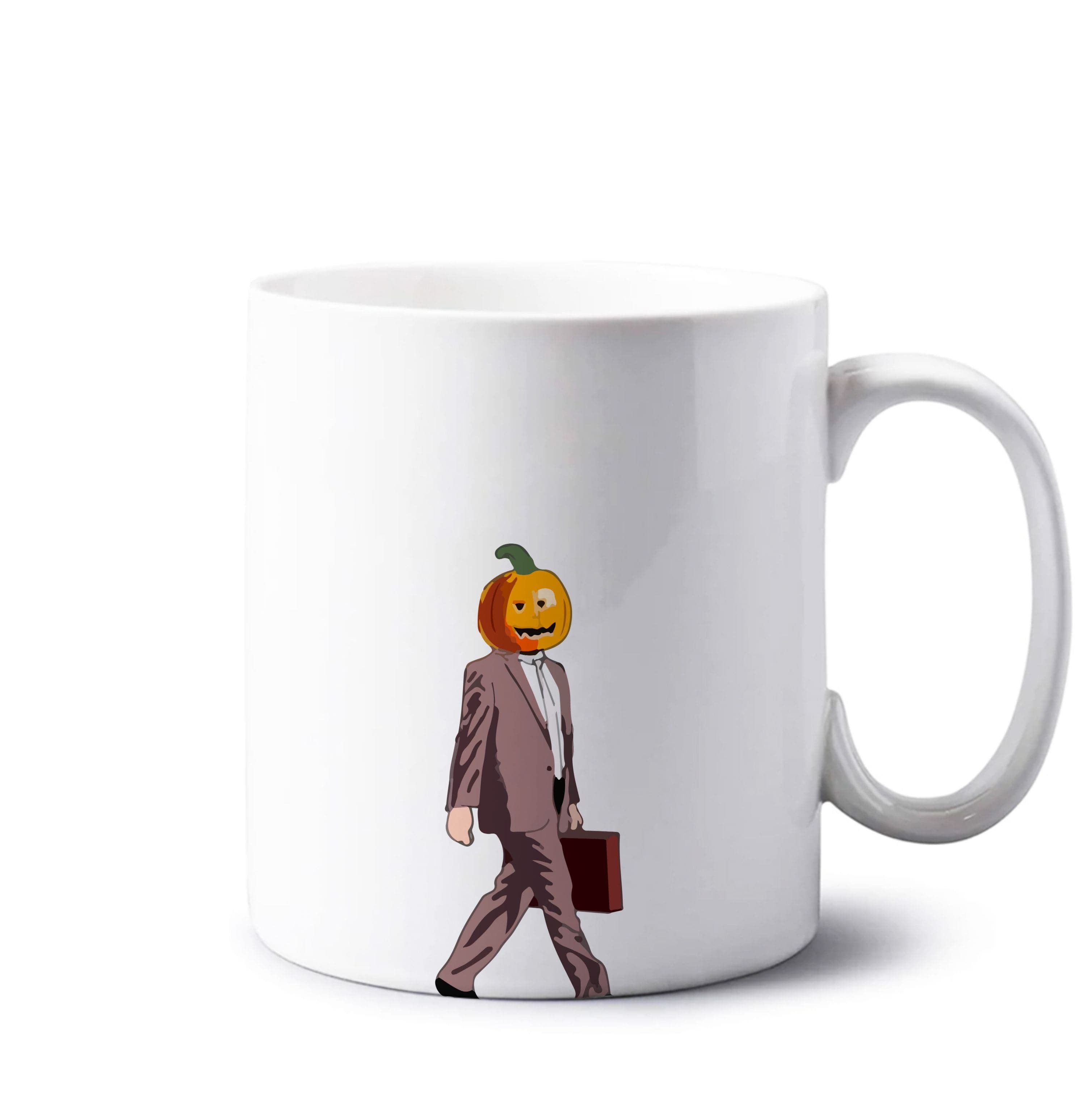 Dwight Pumpkin Head Mug