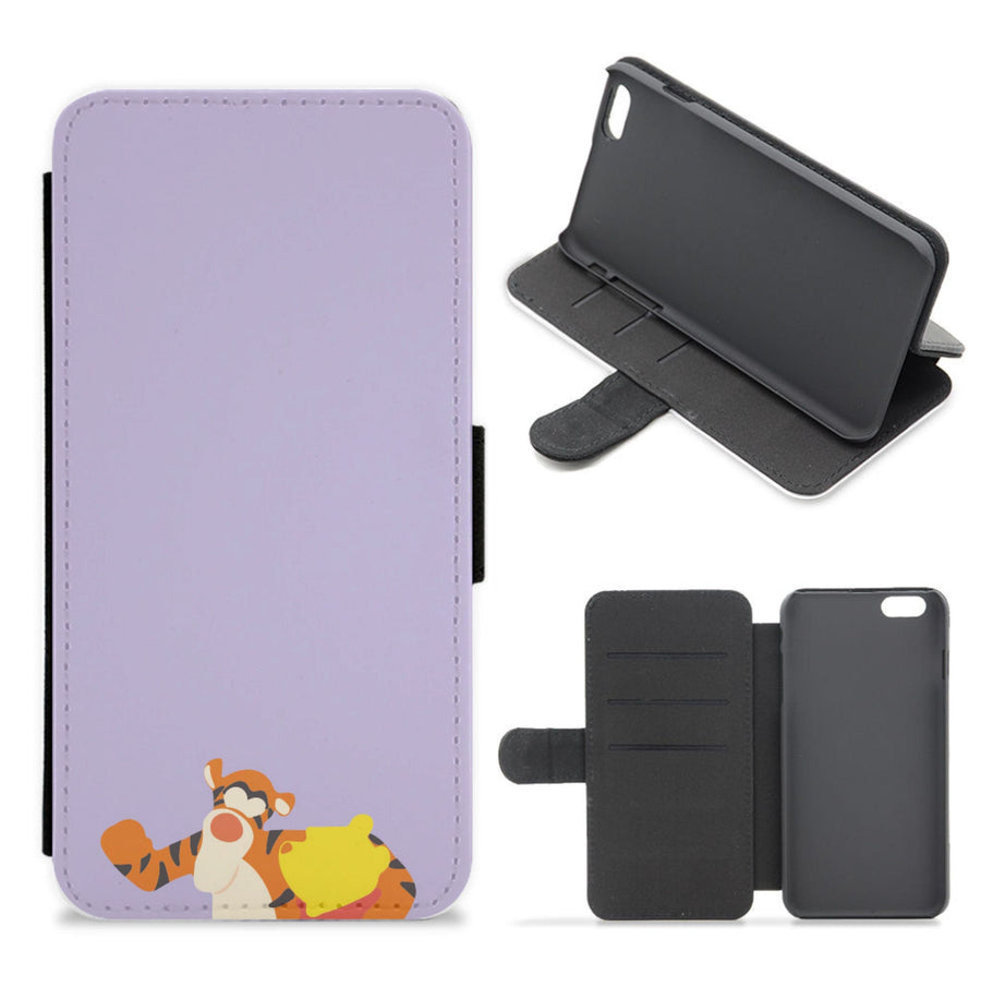 Tiget And Pooh - Winnie The Pooh Flip / Wallet Phone Case