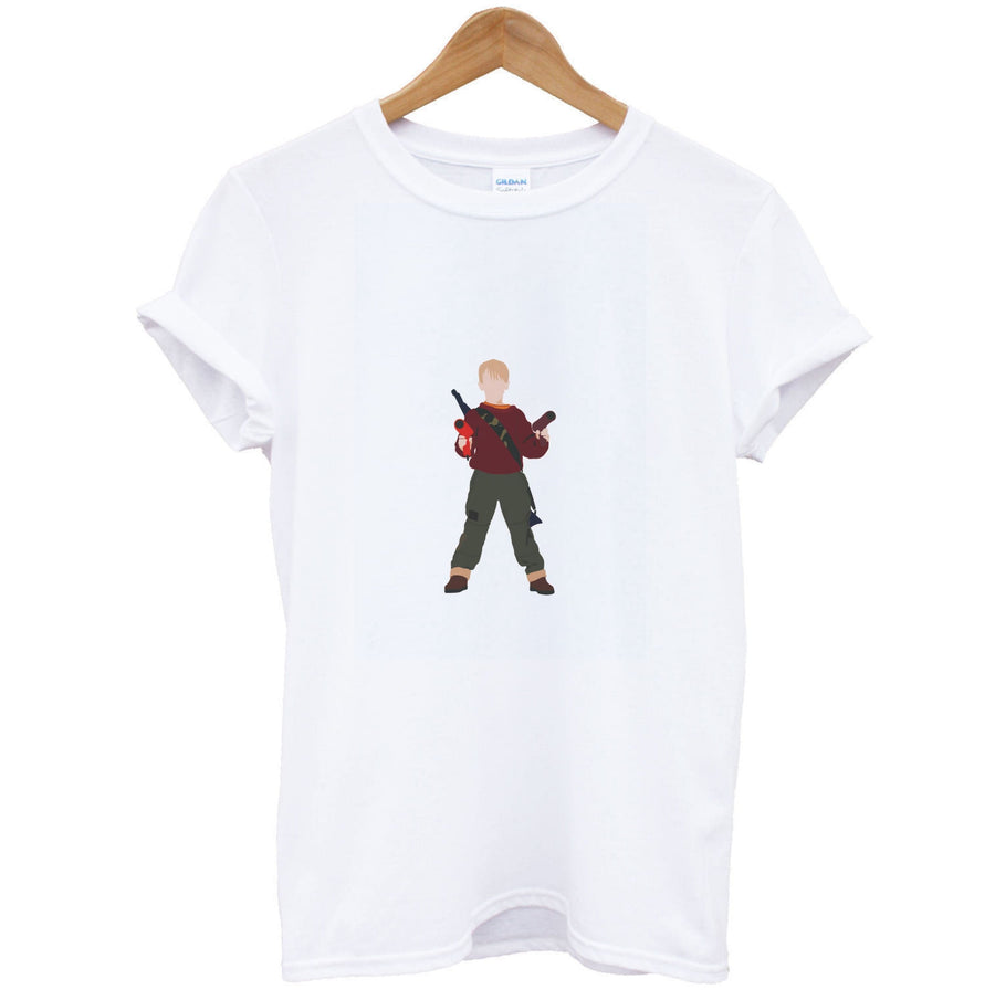 Kevin And Hairdryers - Home Alone T-Shirt